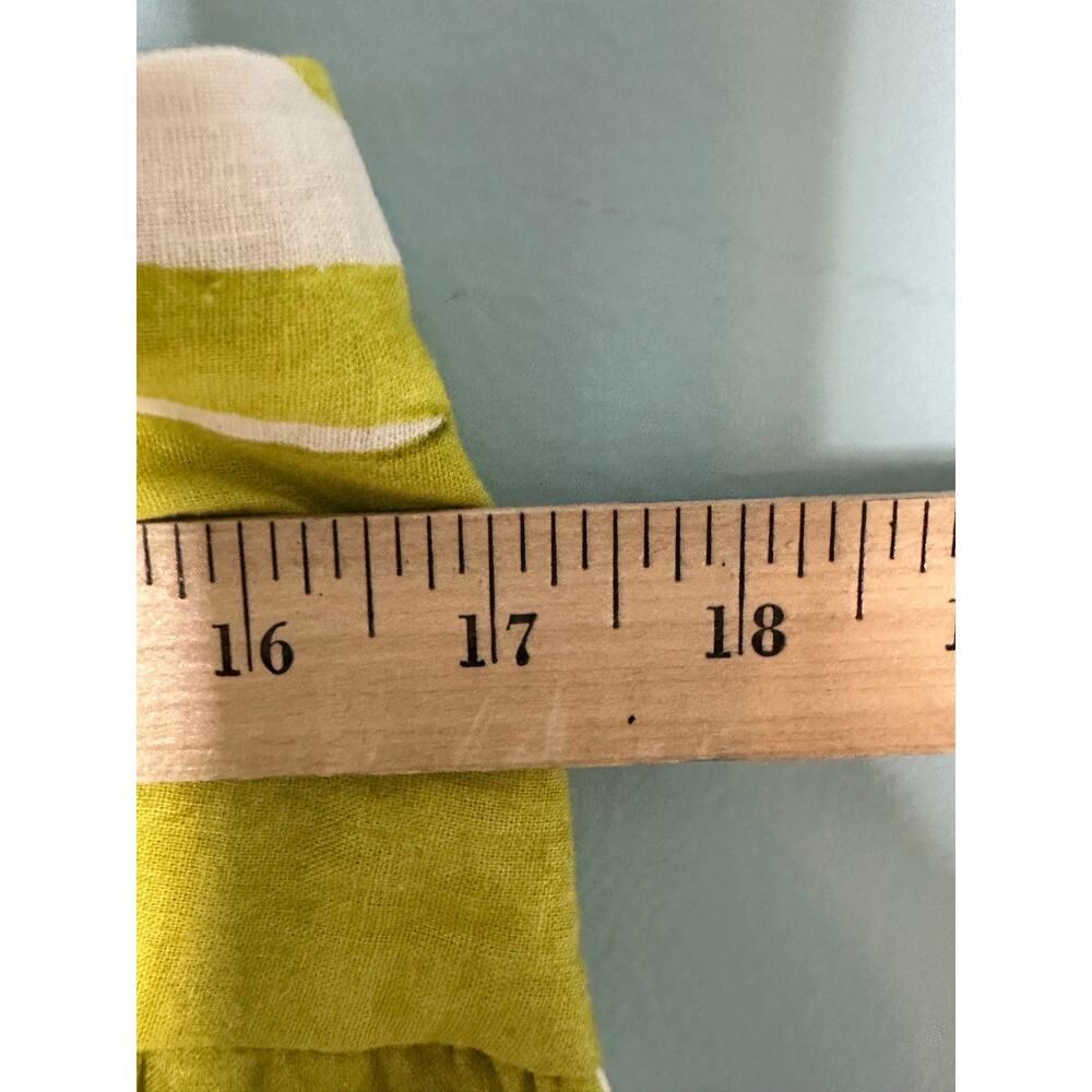 Christian Siriano Olive Green and Cream Midi Skirt - Picture 6 of 6